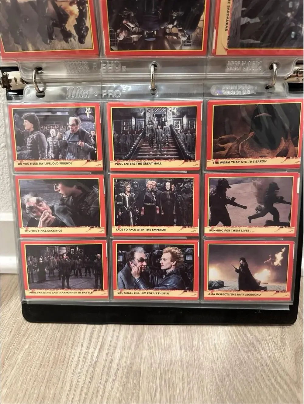 1984 Fleer Dune Movie Trading‎ Card Complete Base Set 137+